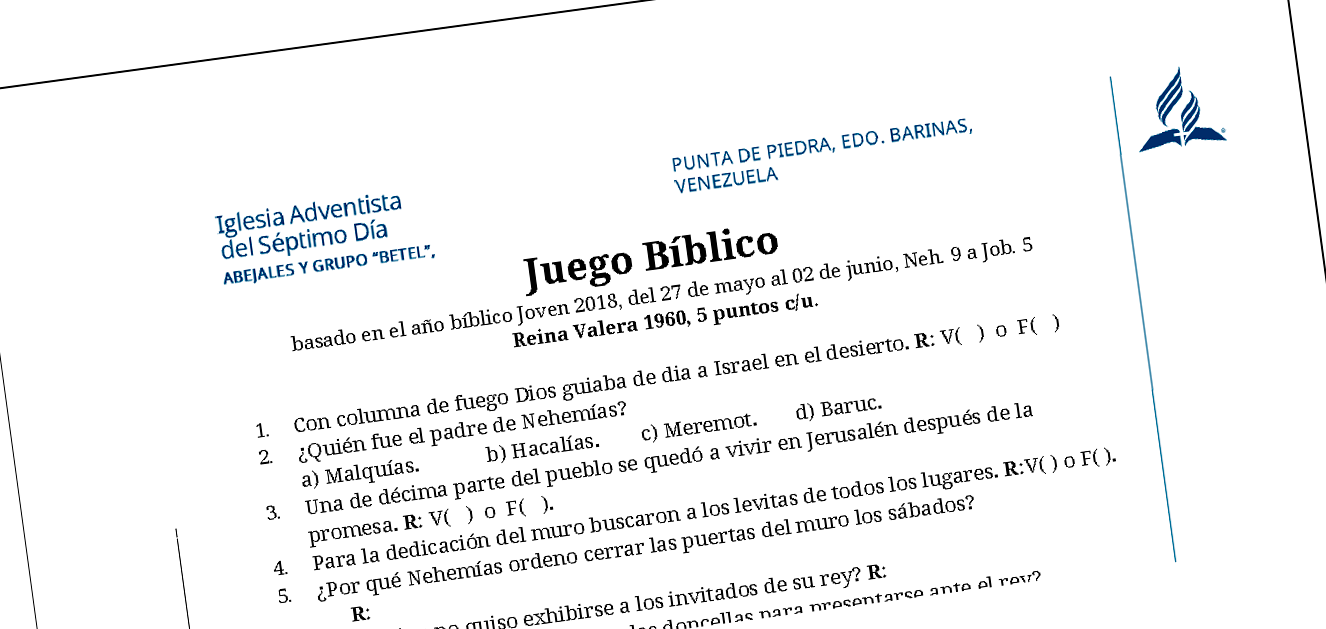 Betel - Juegos Biblicos